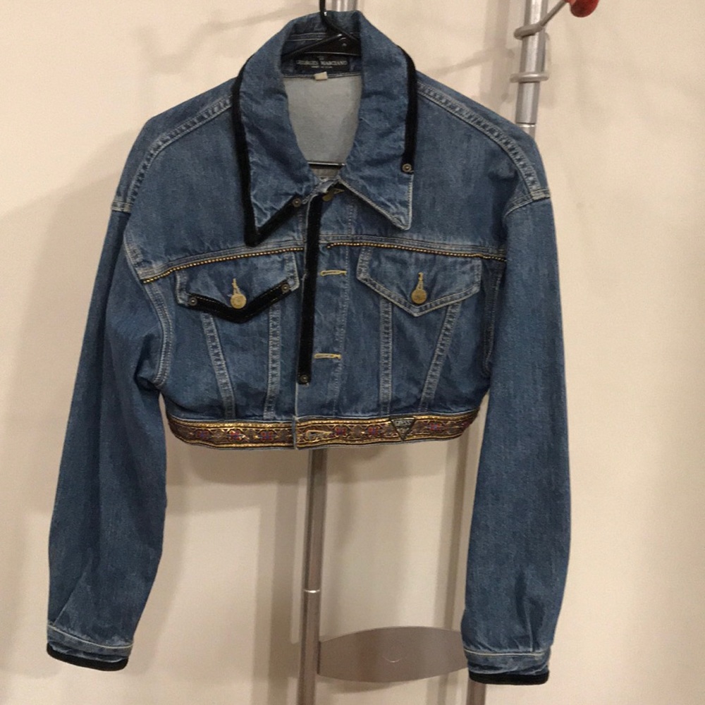 80s Vintage GUESS Cropped Denim Jacket